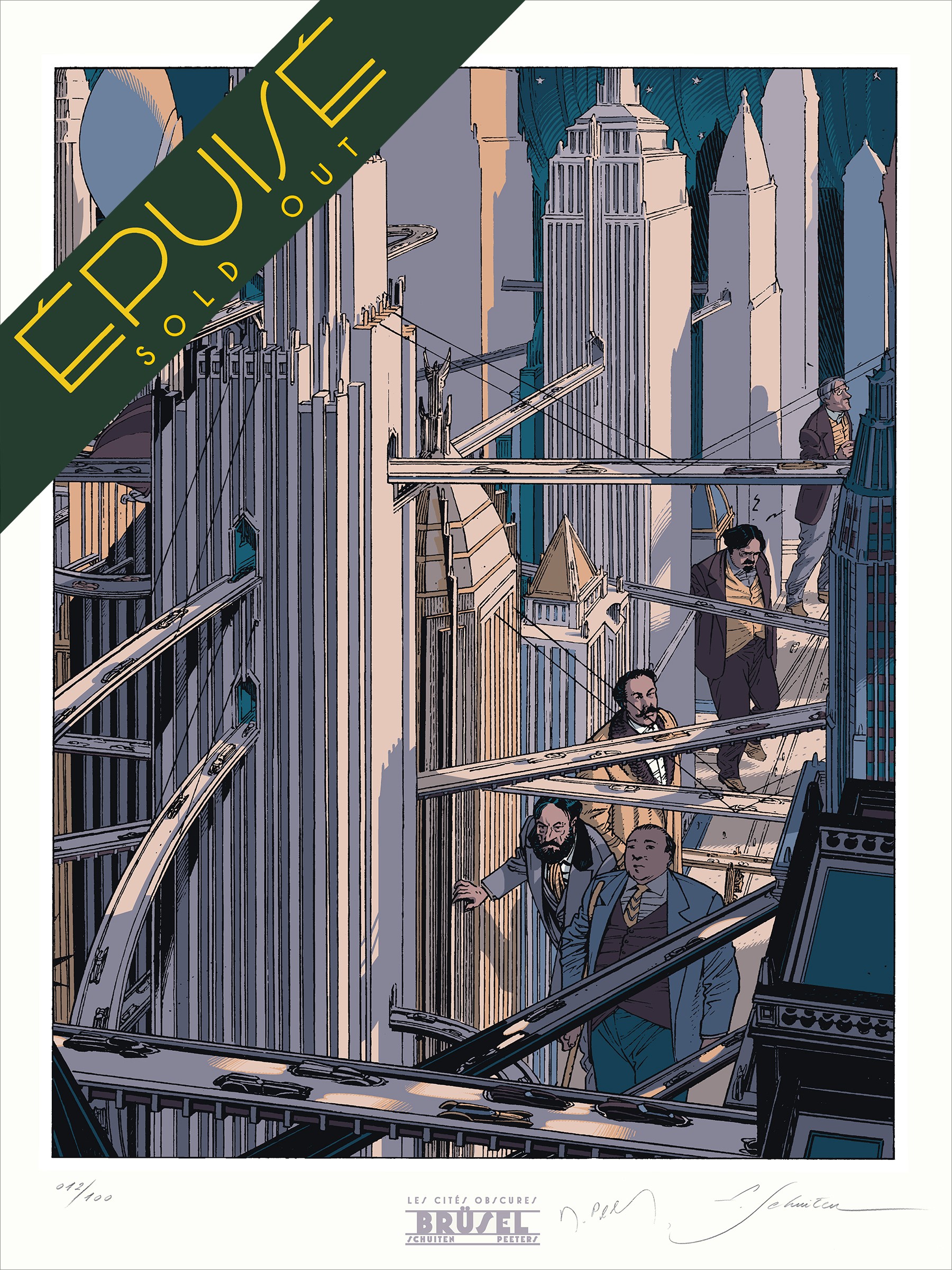 Sérigraphie - Les Cités Obscures - Brüsel