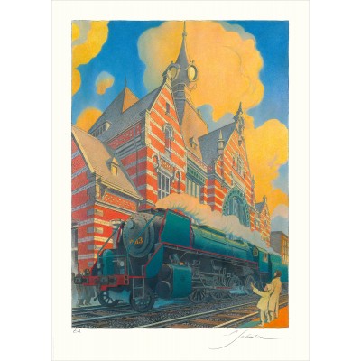 La Type 29 - Entrée en Gare de Schaerbeek (EA)