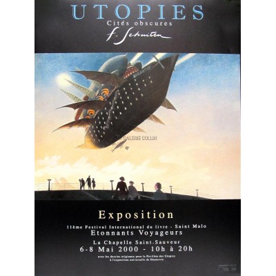 Utopie - Affiche d'exposition 'Etonnants Voyageurs'