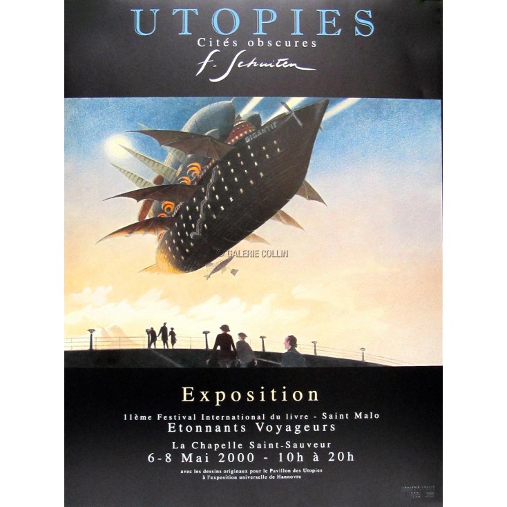 Utopie - Affiche d'exposition 'Etonnants Voyageurs'