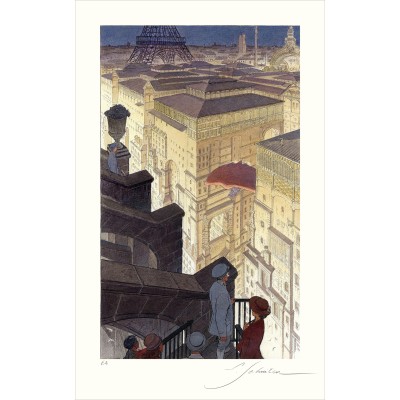 Paris, les Halles, la nuit (EA)