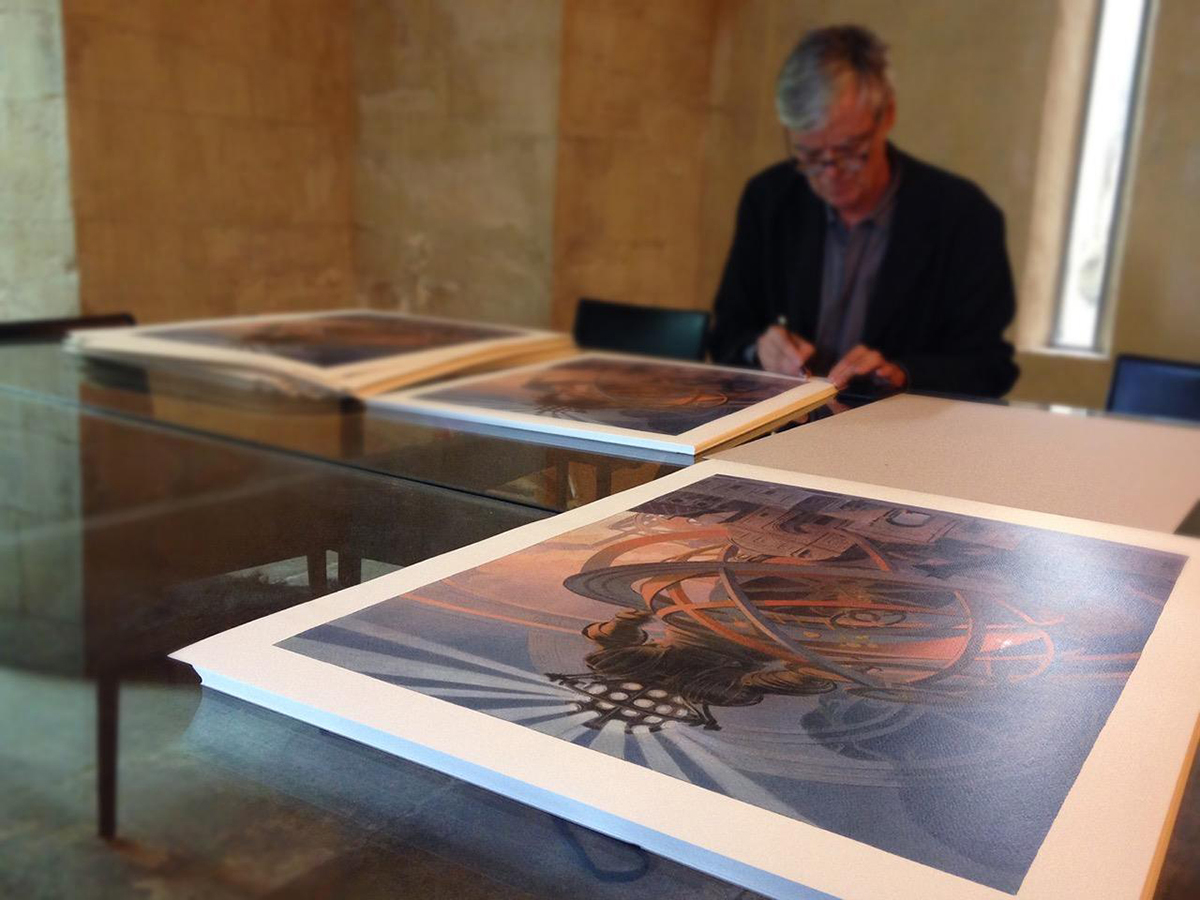 Offset Machines à dessiner - Signature par François Schuiten