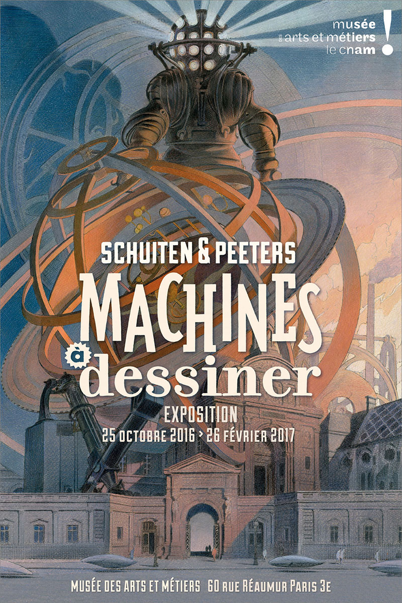 Machines à dessiner - Affiche de l'expo