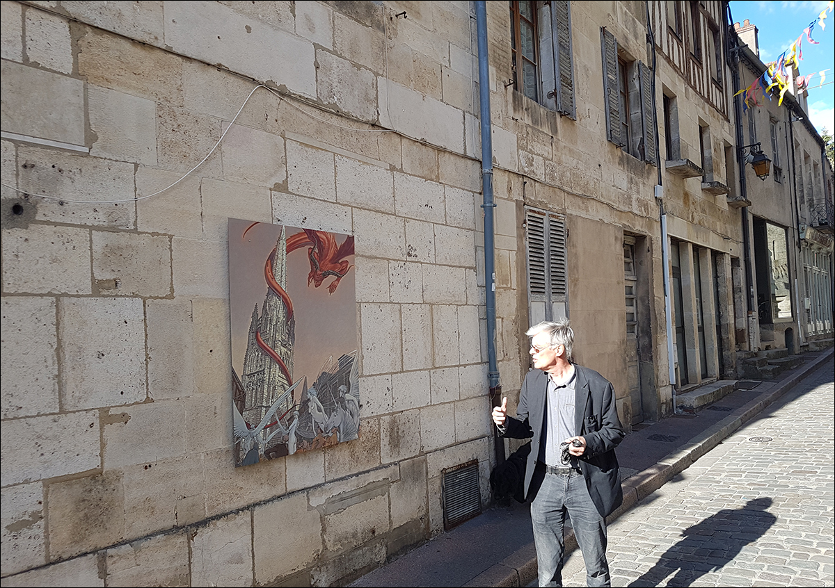 Un artiste dans la ville